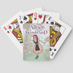 Allison in Wonderland Speling Cards Casinokort