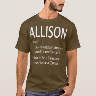 Allison Namn Gift T Shirt