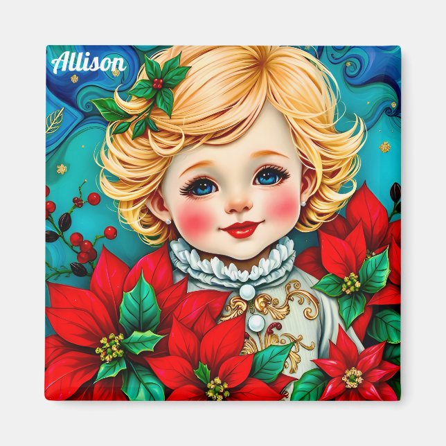 ALLISON ~ Personligens juldesign ~ Magnet (Framsidan)