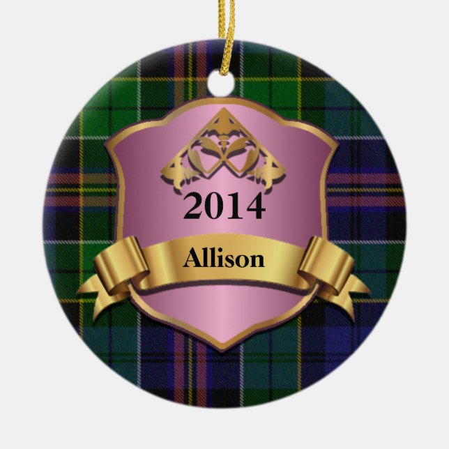 Allison Tartan Play-Anpassningsbar, ornament (Framsidan)