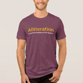 Allitteration  t shirt