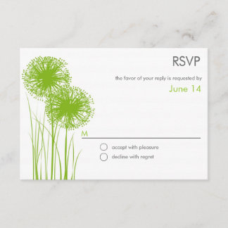 Allium in Grass Reply Card OSA