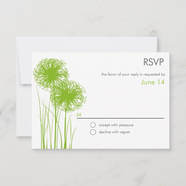 Allium in Grass Reply Card OSA (Framsida)