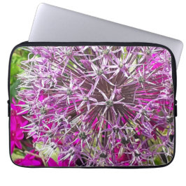 Allium & Summer Flowers Electronics Bag Laptop Fodral
