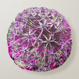 Allium & Summer Flowers Rund Kudde