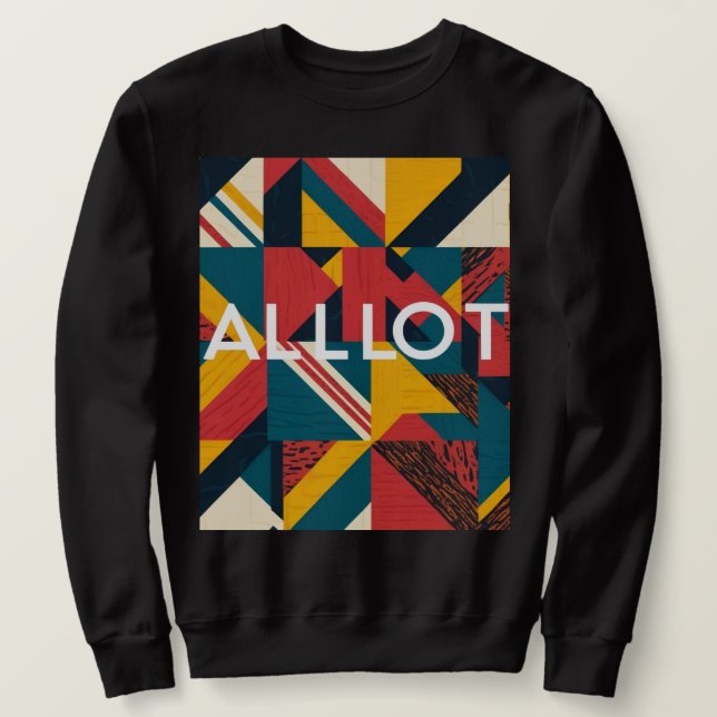Alllot retro sweatshirt  (Design framsida)