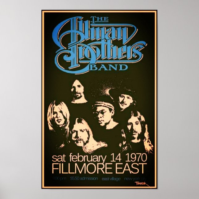 Allman Brothers Band Poster (Framsidan)