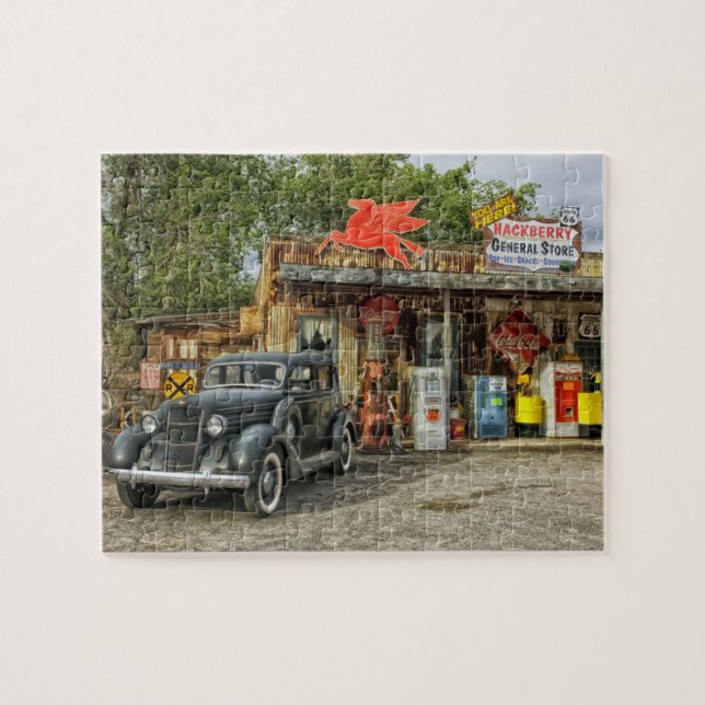 ALLMÄN FÖRVARING RETRO JIGSAW PUZZLE PUSSEL (Horisontell)