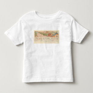 Allmän geologisk karta av det Marquette området T Shirt