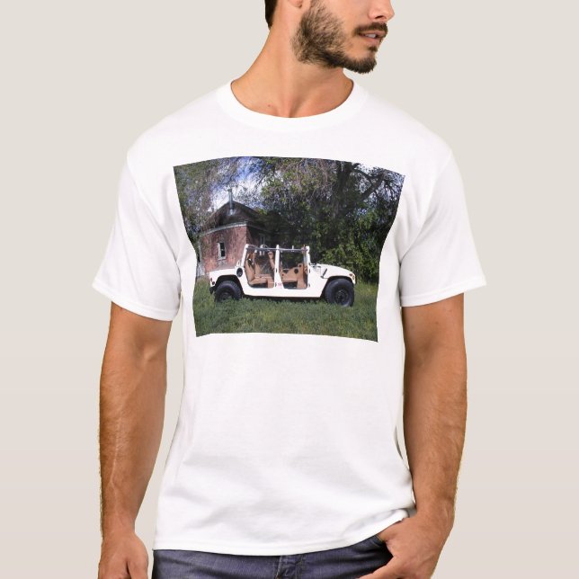Allmän Hummer H1 för FÖRMIDDAG T Shirt (Framsida)