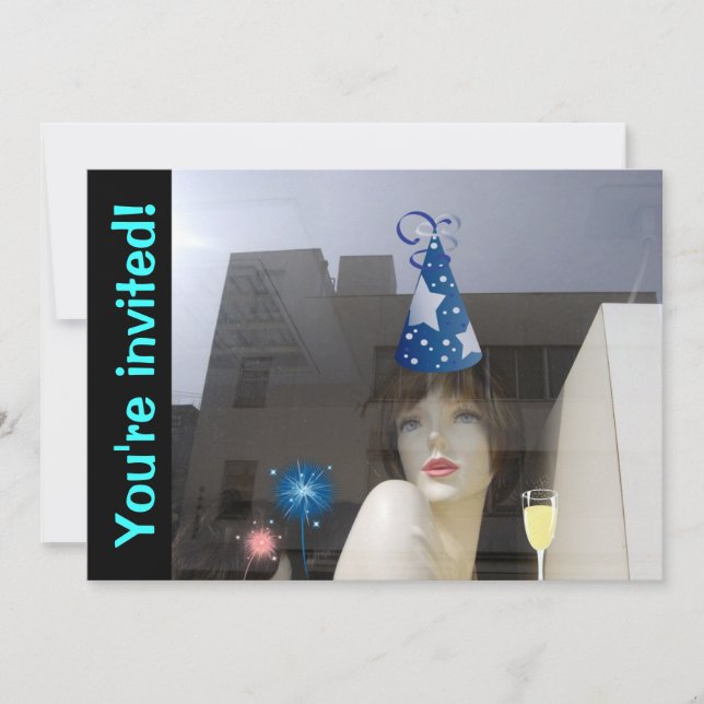 Allmän inbjudan till Party/Nyårsafton! (Framsida)