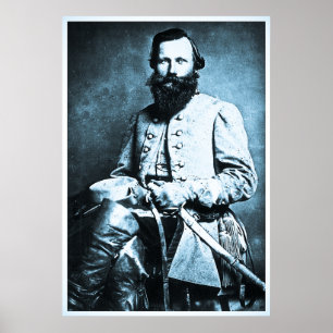 Allmän J.E.B. Stuart inbördeskrighjälte Poster
