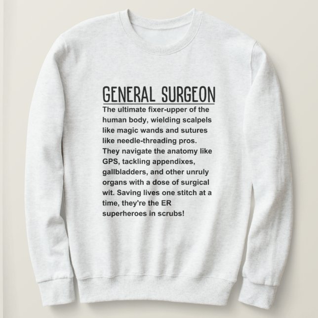 Allmän kirurg t shirt (Design framsida)