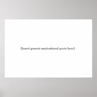 Allmän motivering Poster