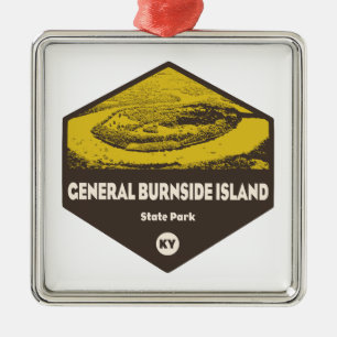 Allmän nationalpark i Burnside Julgransprydnad Metall