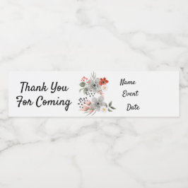 Allmän Personlig Vattenflaskor Etikett