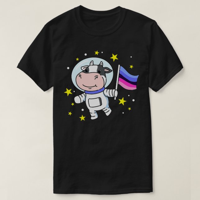 Allmän Pride i rymden T Shirt (Design framsida)