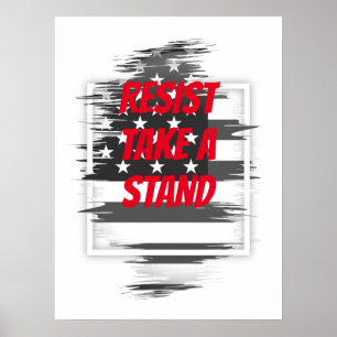 Allmän protest Poster i princip