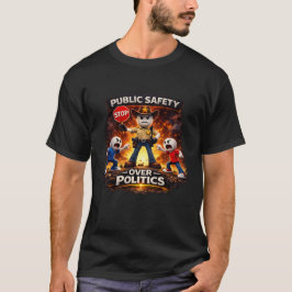 Allmän säkerhet framför politik (3) t shirt