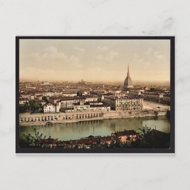 Allmän syn på Capuchins, Turin, I Vykort (Framsida)