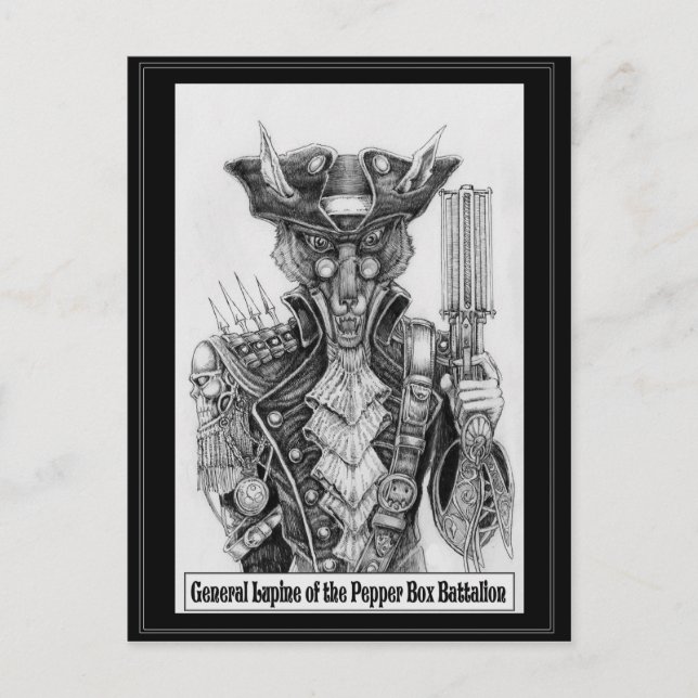 Allmän topin i Pepperbox-bataljonen Vykort (Framsida)