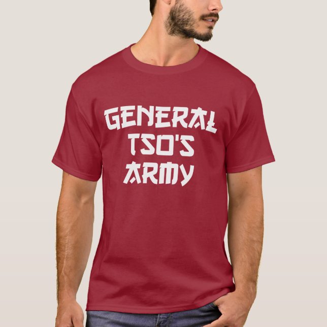 Allmän Tsos t-skjorta för armémörk Tee (Framsida)