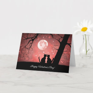 Allmän valentines day för alla med Cute Cats Kort