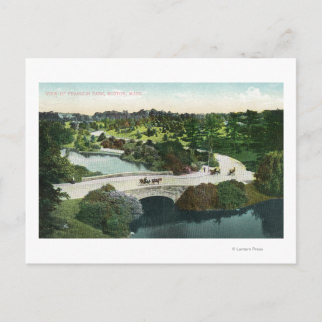 Allmän vy av Franklin Park Vykort (Framsida)