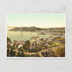 Allmän vy, Oban, Scotland Classic Photochrom Vykort