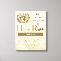 Allmänna förklaringen om de mänskliga Högerna Arti