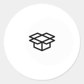 Allmänna ikoner Stickers Runt Klistermärke