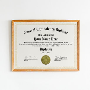 Allmänna likvärdighetsbevis, High & Home School Poster