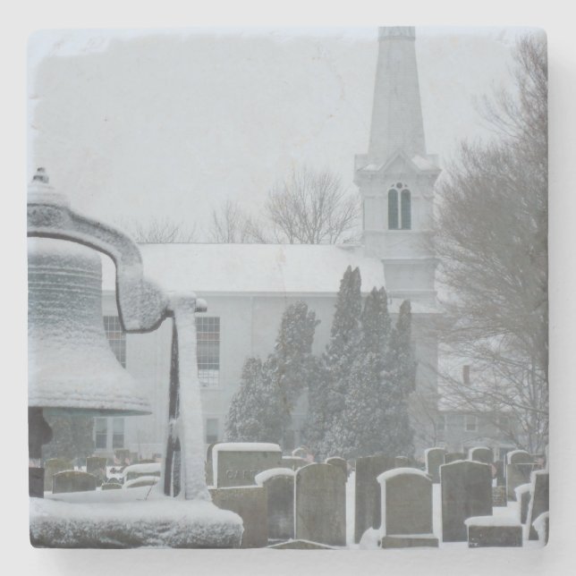 Allmänningar lite Compton, Rhode - ö Underlägg Sten (Framsidan)