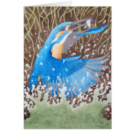 Allmänningkingfisheren Hälsningskort