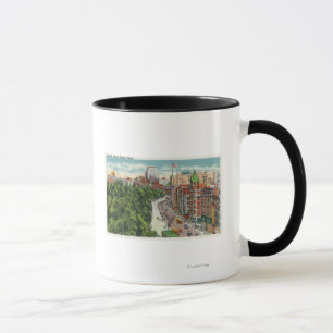 Allmänt beskåda av den Tremont gatan Mugg