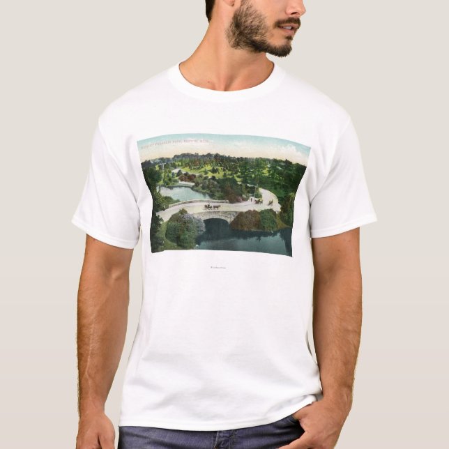 Allmänt beskåda av Franklin parkerar Tee Shirt (Framsida)