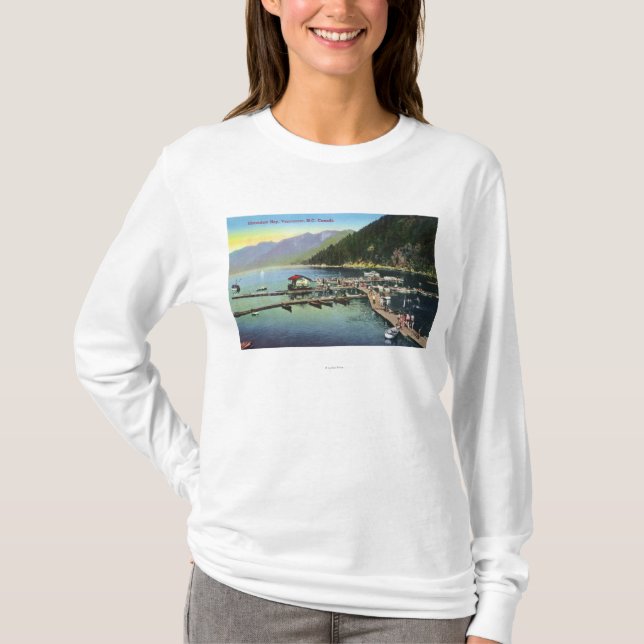 Allmänt beskåda av hästskofjärden och trängd ihop t-shirt (Framsida)