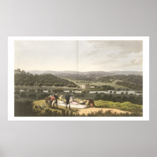 Allmänt beskåda av Longleat från utsiktbacken,  Poster