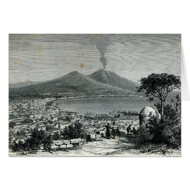 Allmänt beskåda av Naples Hälsningskort (Framsidan Horizontal)