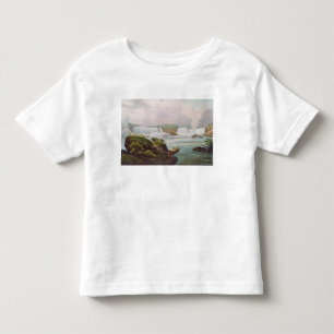 Allmänt beskåda av Niagara Falls från kanadensi T-shirt