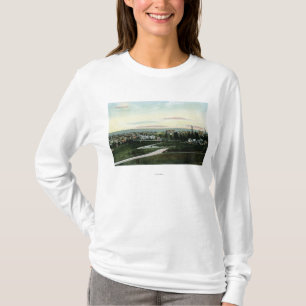 Allmänt beskåda av staden tee shirt