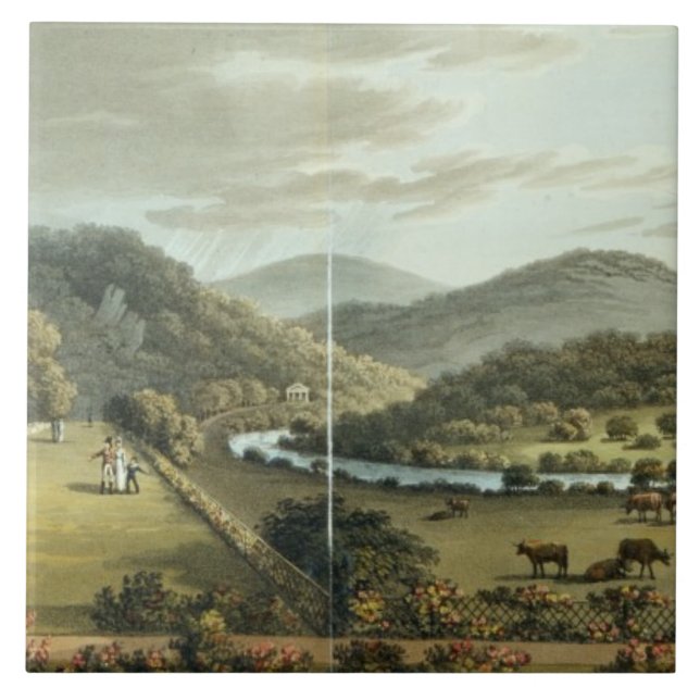 Allmänt beskåda från söderna, och öster beklär av kakelplatta (Framsidan)