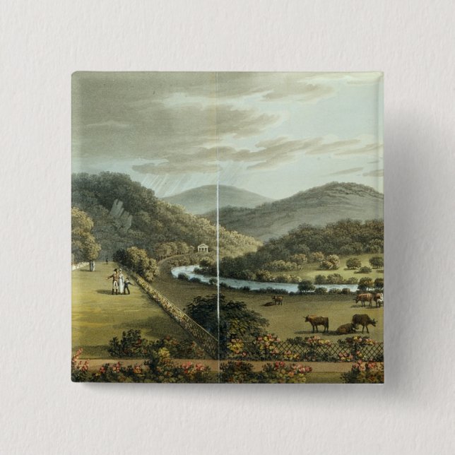 Allmänt beskåda från söderna, och öster beklär av knapp (Framsida)