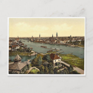 Allmänt, Bremen, Tyskland klassiskt Photochrom Vykort