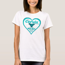 Allmänt Cervix-meddelande - sm/cancer i bloggcelle Tee Shirt