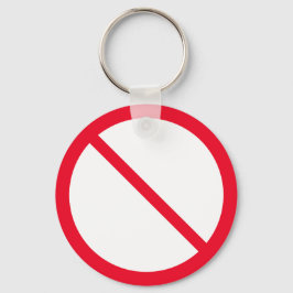 Allmänt förbud | Nyckelkedja i Metall-kretsen Nyckelring