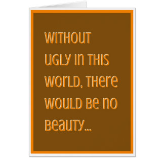 Allmänt - fult hälsningskort