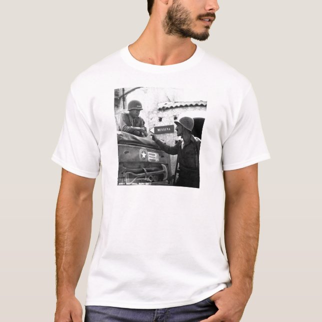 Allmänt George S. Patton och överste Lyle Bernard T Shirt (Framsida)