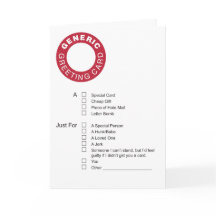 Allmänt gratulationskort