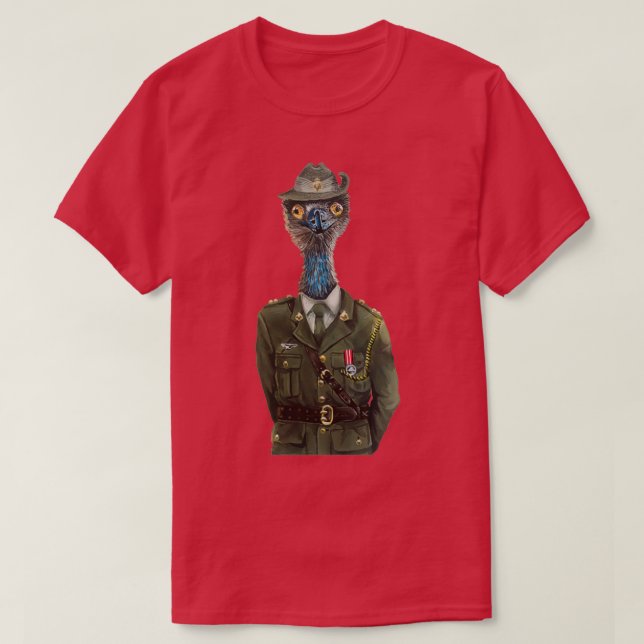 Allmänt i Emu Krig T Shirt (Design framsida)